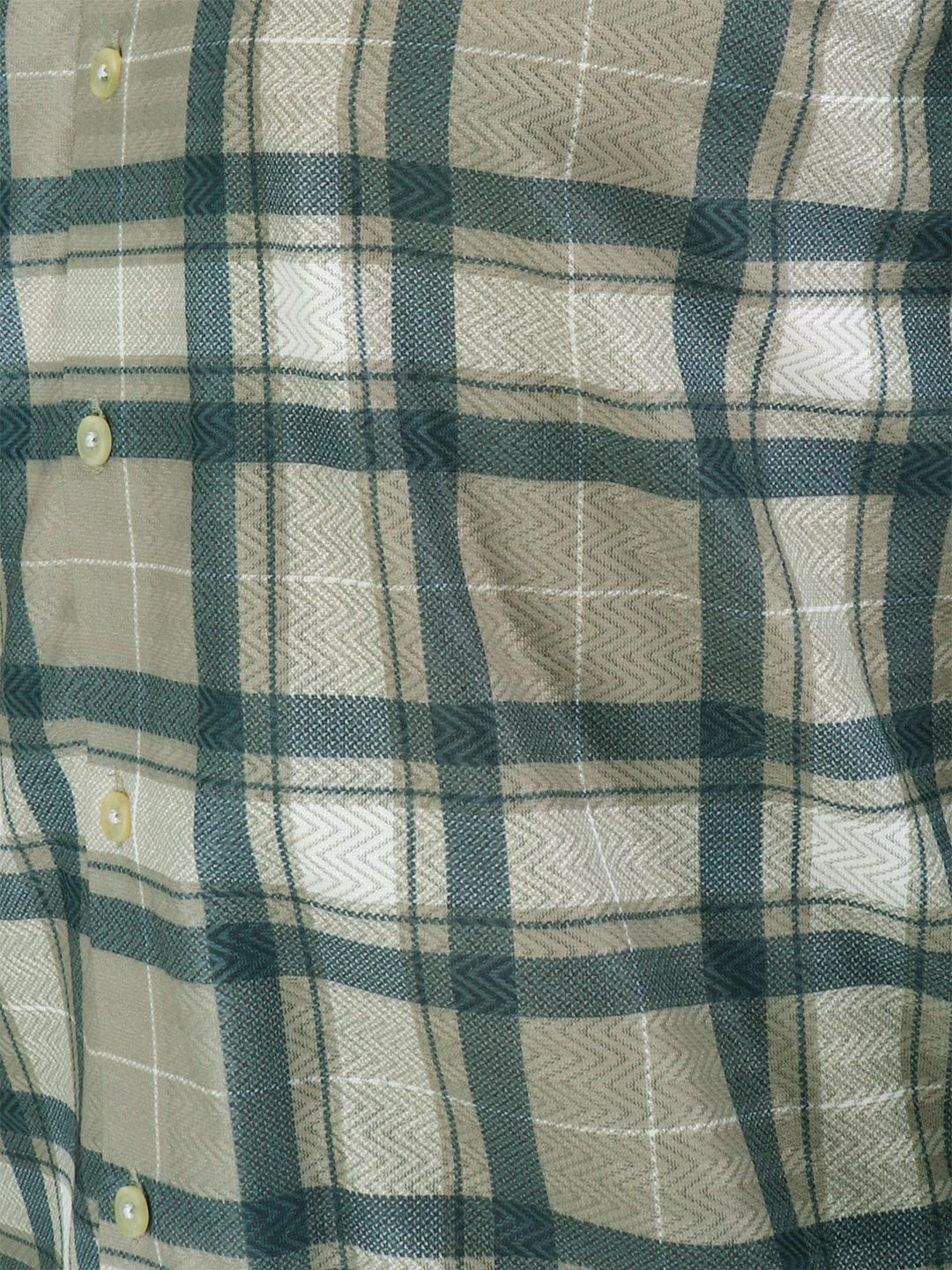 Men Slim Fit Opaque Checked Casual Shirt - Image 6