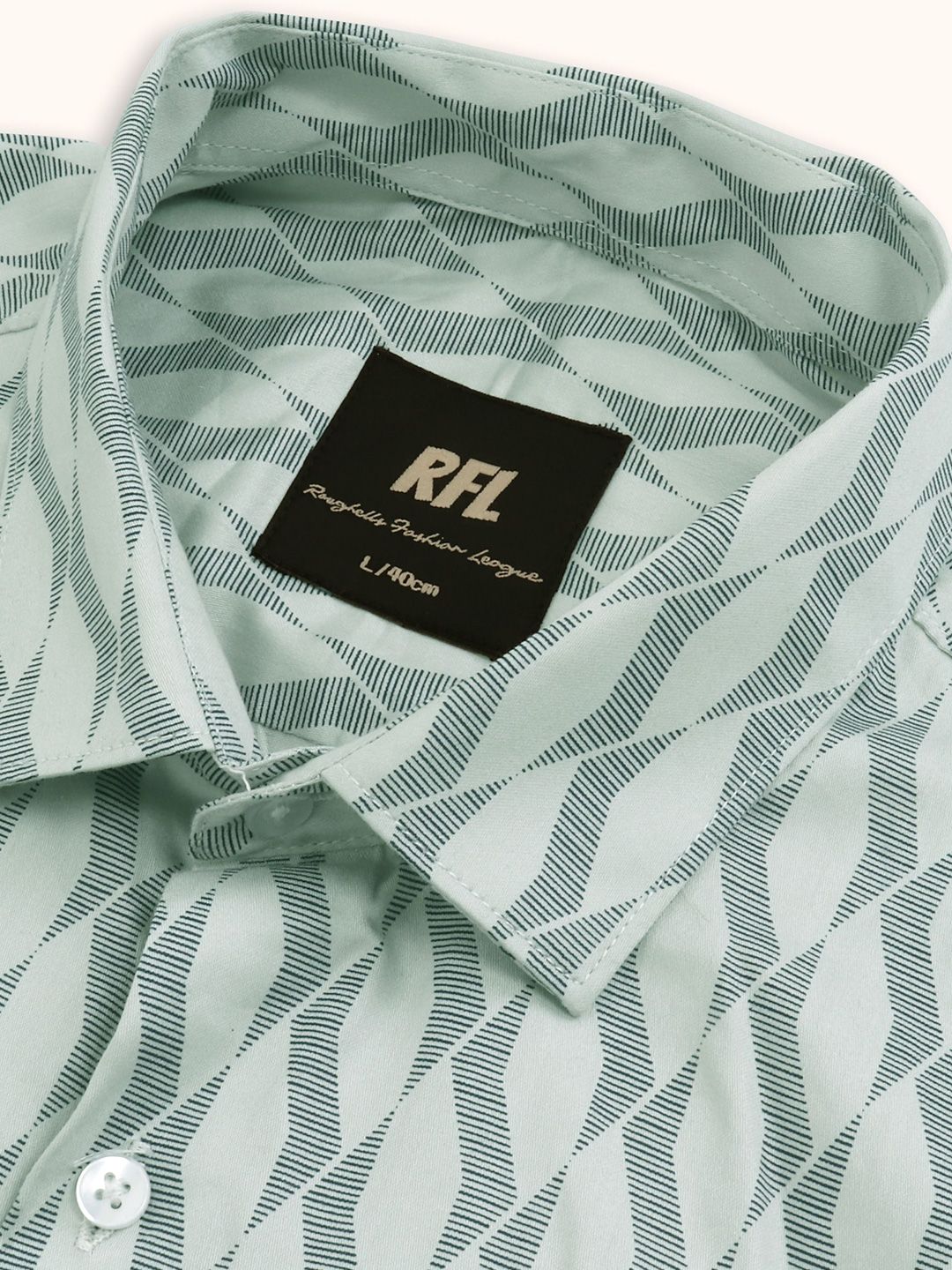 Men Slim Fit Opaque Printed Casual Shirt - Image 6