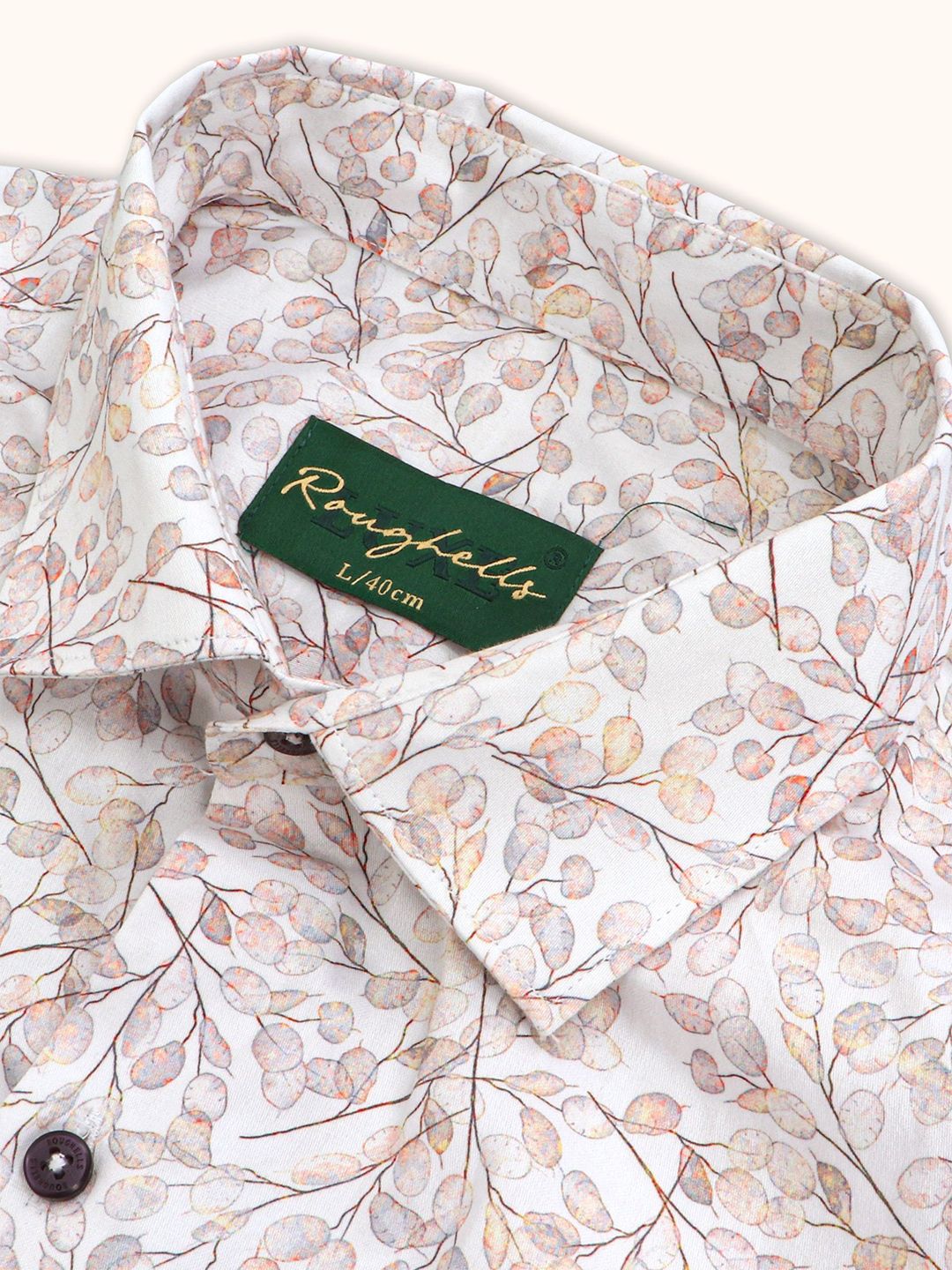 Men Slim Fit Floral Printed Casual Shirt