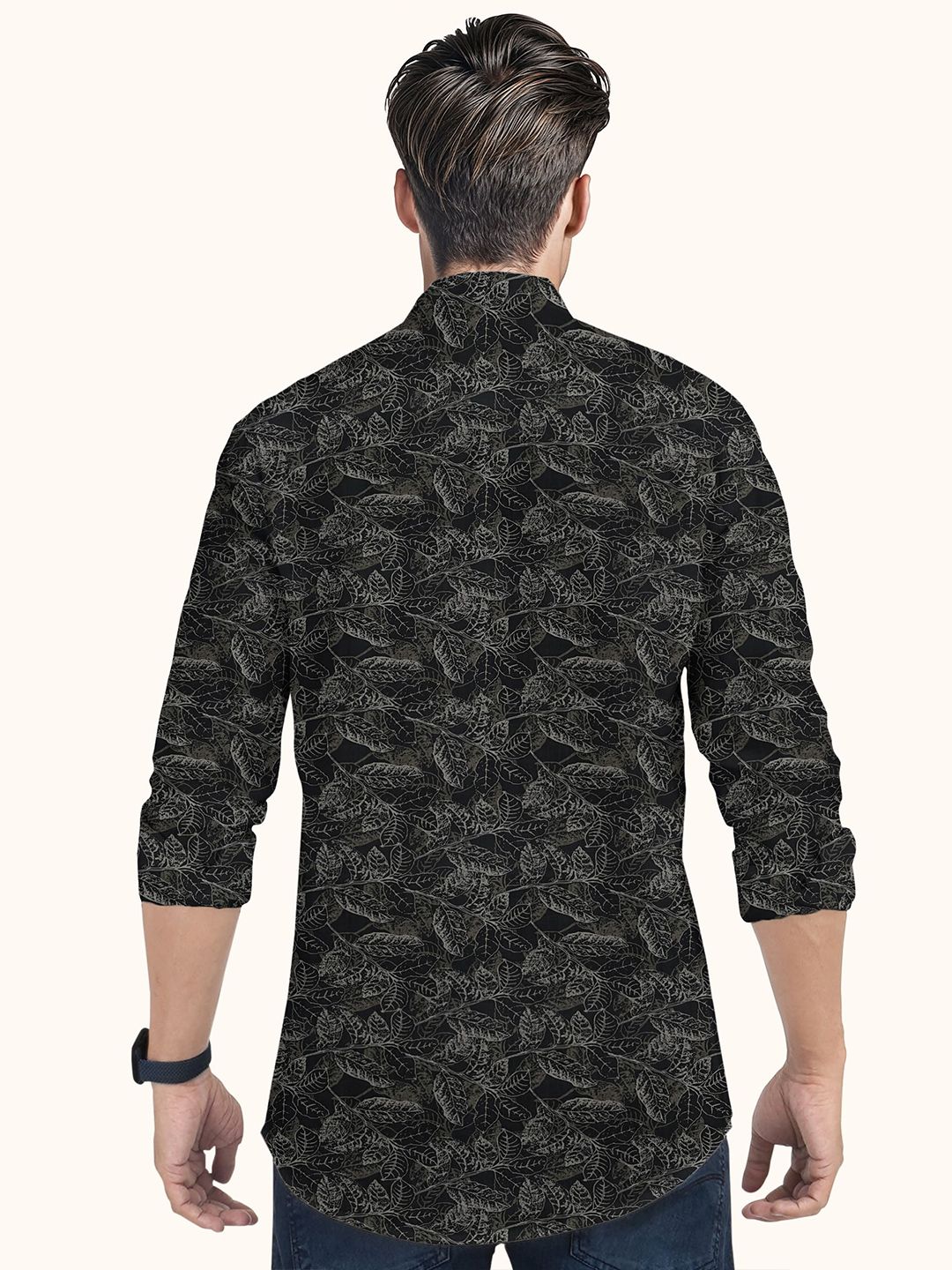 Men Geometric Printed Festive Cotton Pathani Kurtas